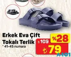 JUNO ERKEK EVA ÇİFT TOKALI TERLİK